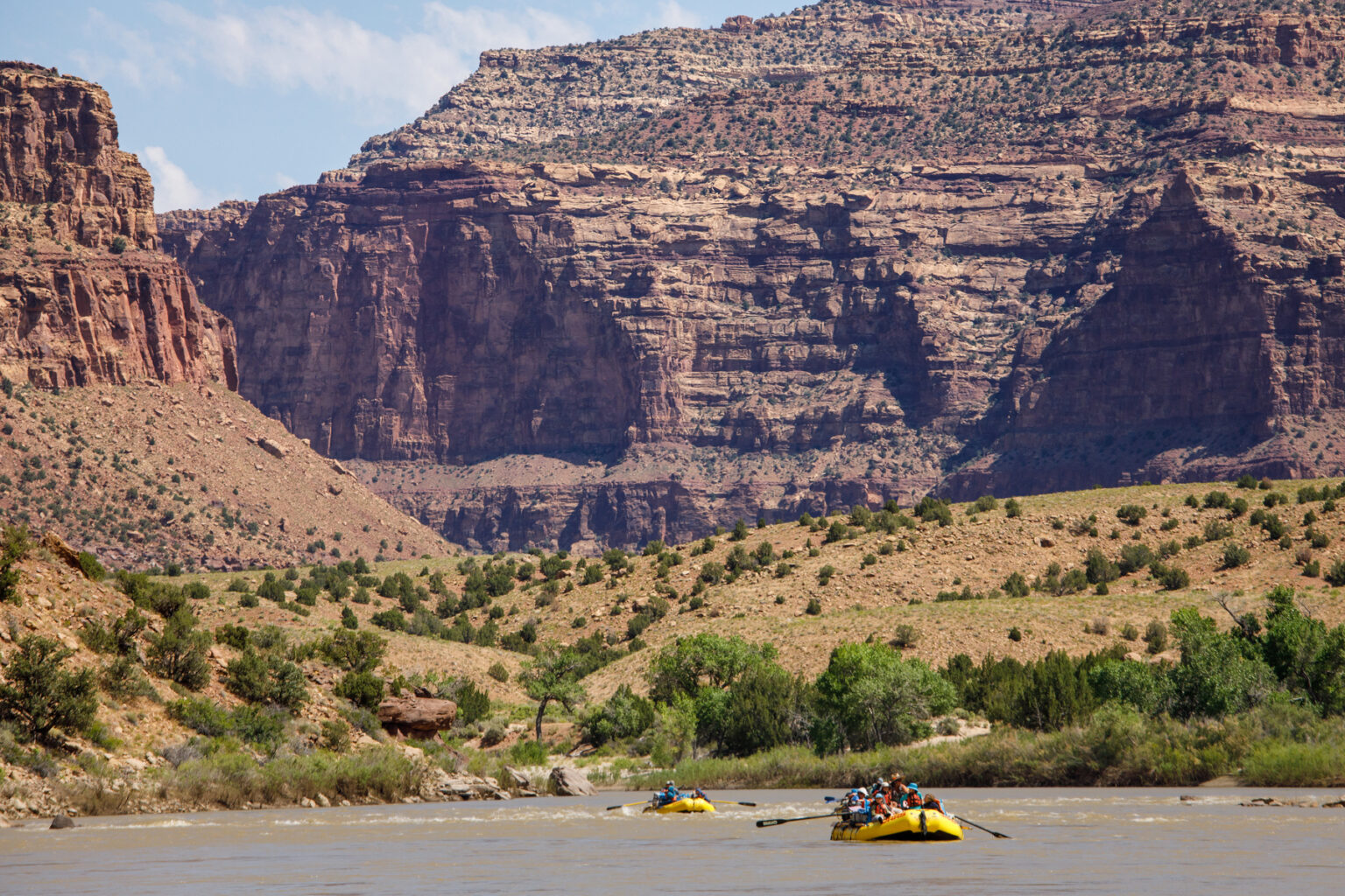 Floating through Desolation Canyon on an OARS rafting trip