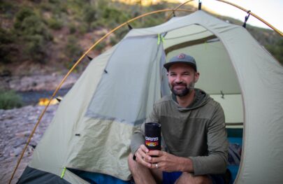 Camping during an OARS two-day Tuolumne River trip