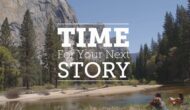 Video thumbnail with text that reads: Time for your next story