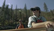 Man rowing a boat on the Main Salmon river