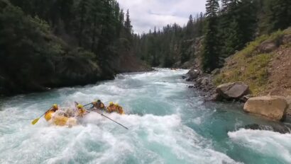 Chilko River rafting in BC, Canada