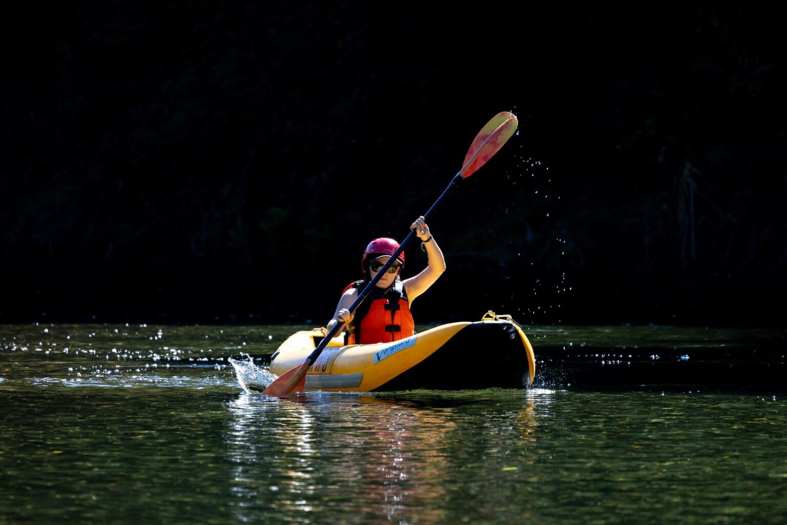 Using an inflatable kayak on the Middle Fork during a 2-day trip