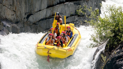 Tunnel Chute is a Class IV rapid on the Middle Fork of the American River