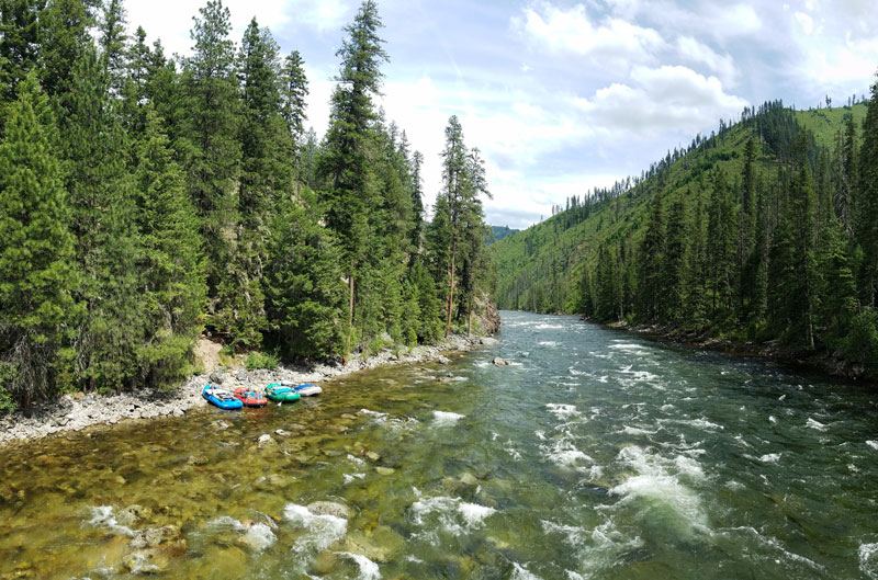Idaho whitewater rafting on the Selway
