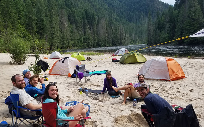 Whitewater rafting on Idaho's Selway River