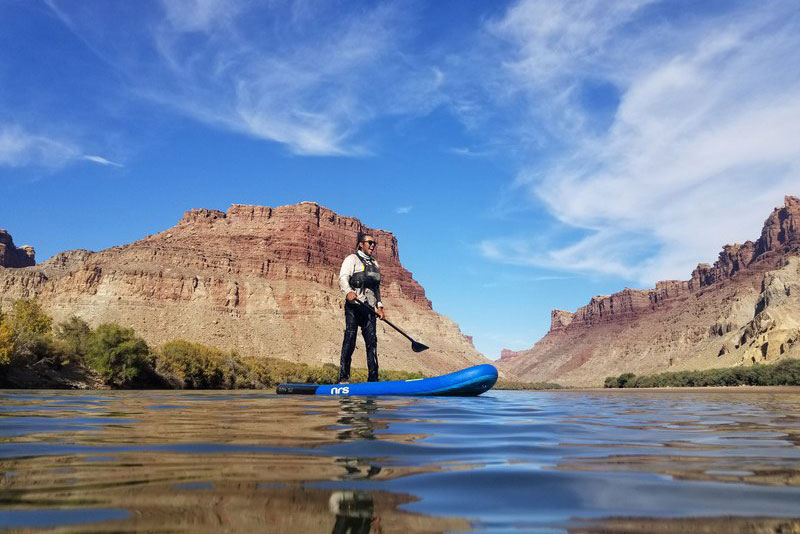 Paddleboarding on the Colorado River