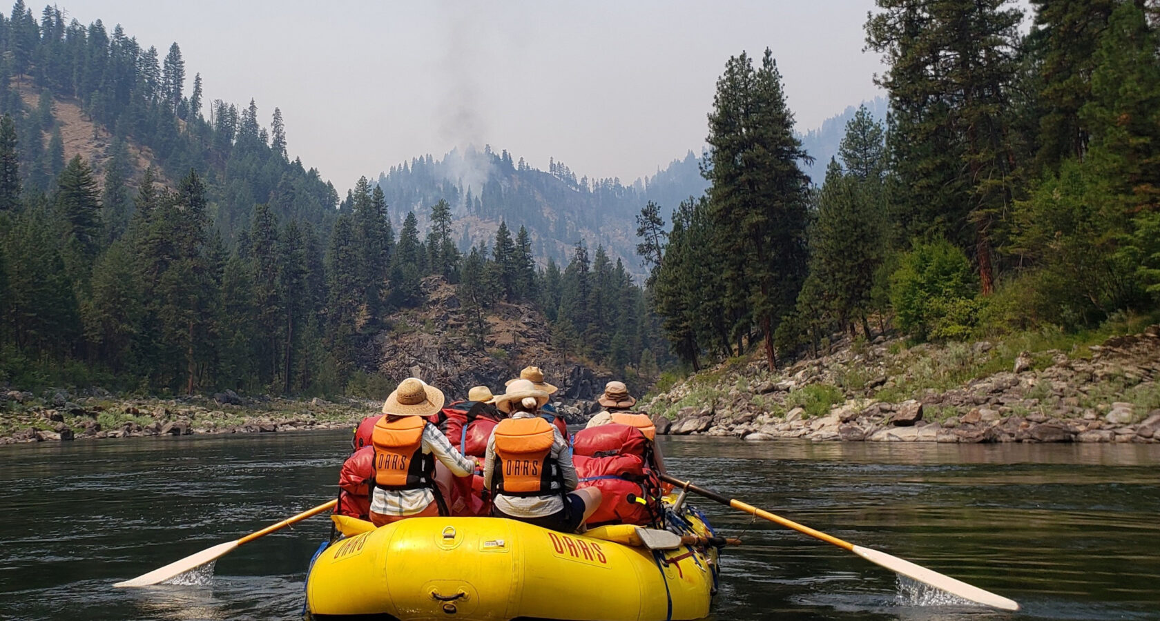 Wildfire on the Salmon: Rafting through the Dixie-Jumbo Complex
