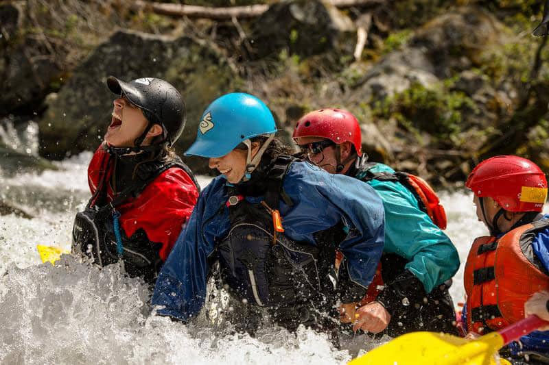 Whitewater guide school in California