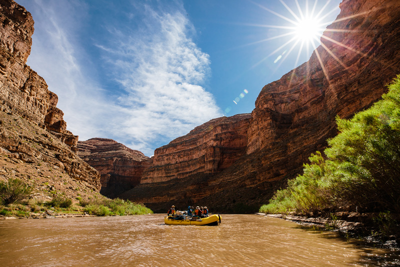 Rafting on Utah's San Juan River