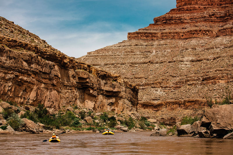 San Juan River is a beginner-friendly rafting trip in Utah