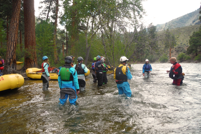 OARS Rafting Guide Training on the Middle Fork of the Salmon River