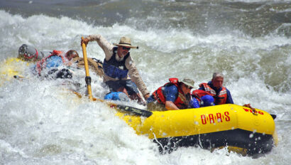 Michael Fabry guides a Grand Canyon rafting trip