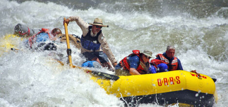Michael Fabry guides a Grand Canyon rafting trip