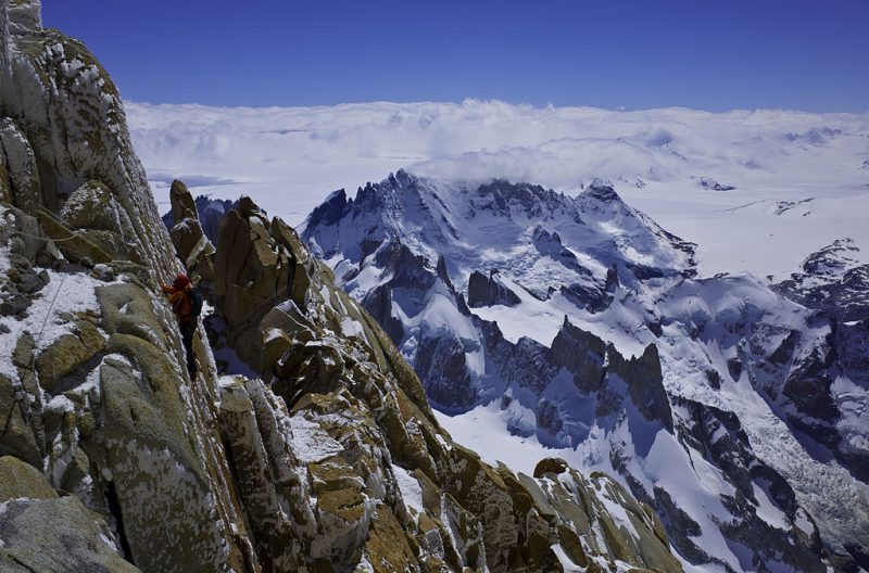 6 Thrilling Patagonia Adventures | Climbing Fitz Roy | Photo by Kristoffer Szilas