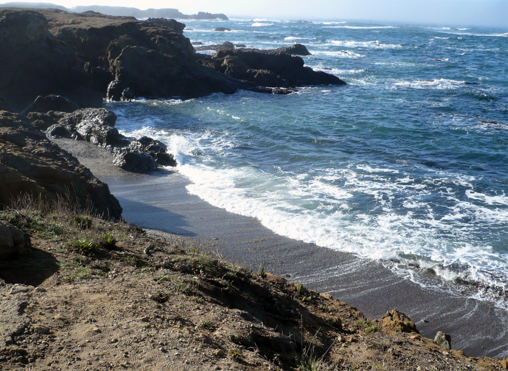 Family Vacation Idea: Fort Bragg, CA | Glass Beach | Photo: Ellin Beltz