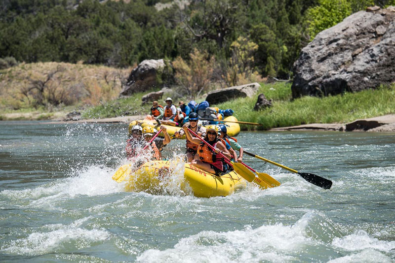 Green River rafting in Dinosaur National Monument