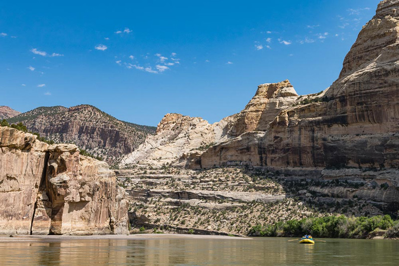 Rafting in Dinosaur National Monument