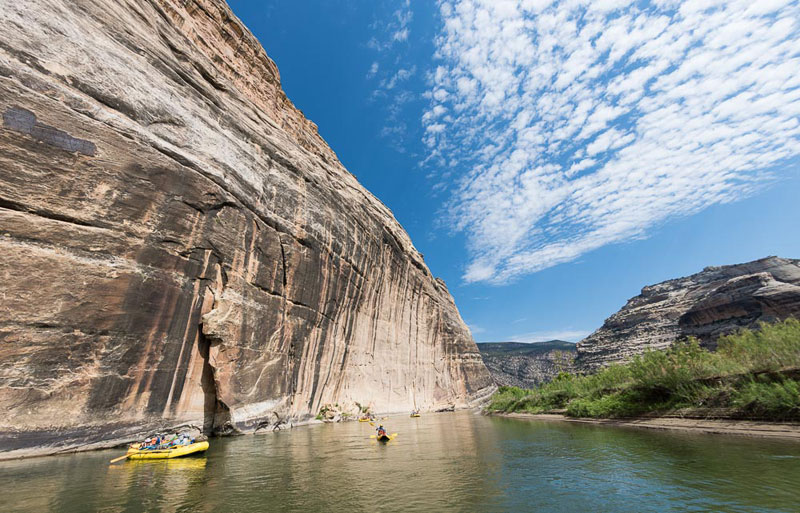 Whitewater rafting in Dinosaur National Monument