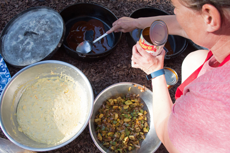 How to Make Dutch Oven Enchilada Pie