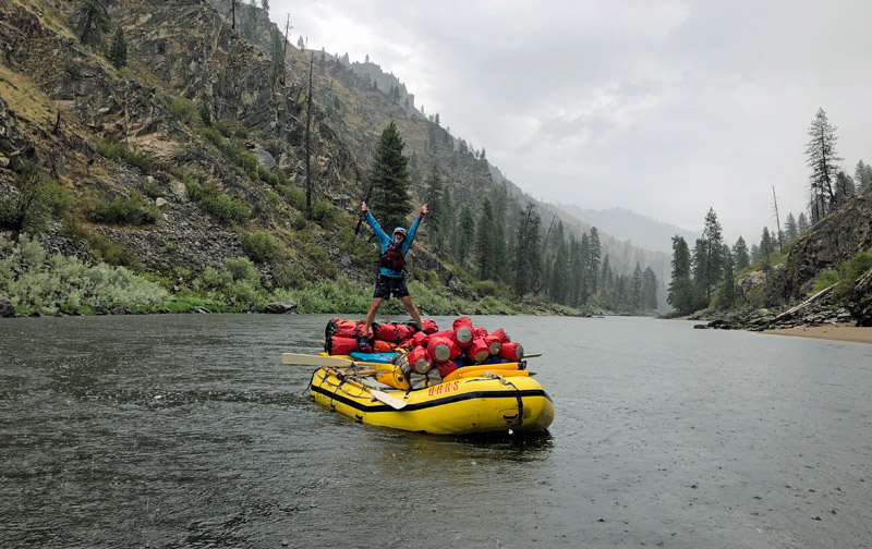Main Salmon river trip storm