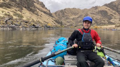 Rafting down the Snake River