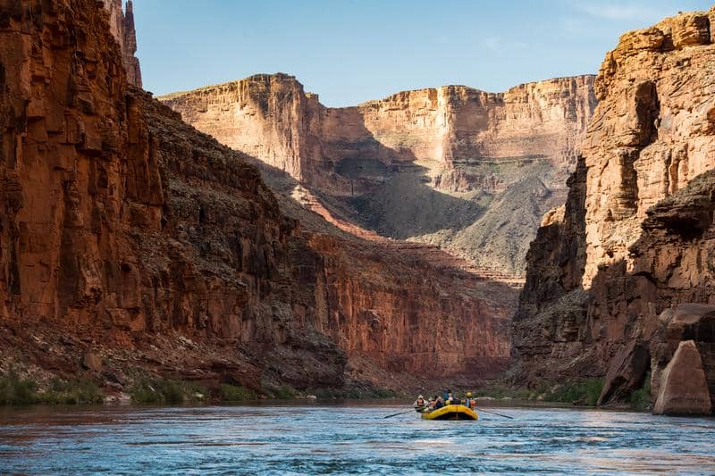 Rafting the Colorado River through Grand Canyon