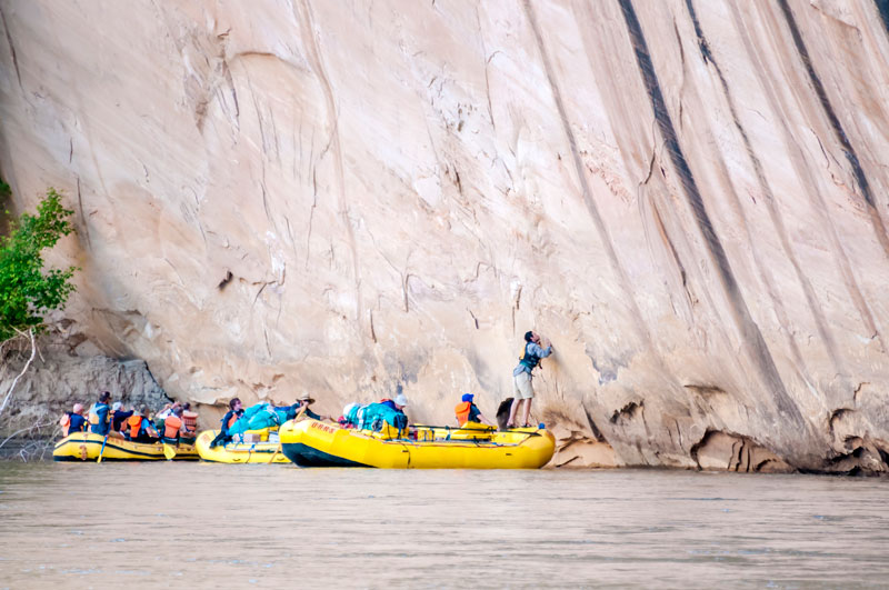 Kissing Tiger Wall on the Yampa River