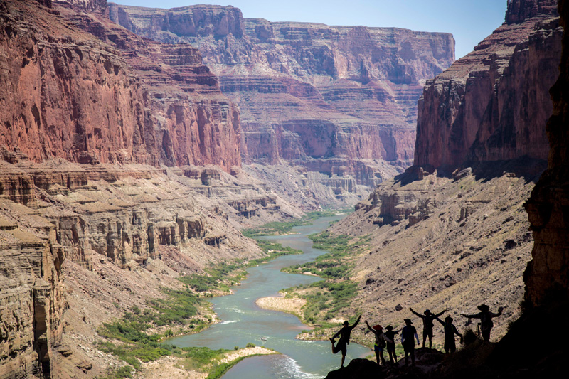 View from Nankoweap - Grand Canyon rafting trip