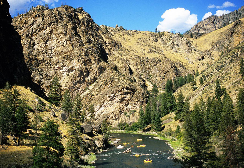 Rafting on the Middle Fork of Idaho's Salmon River