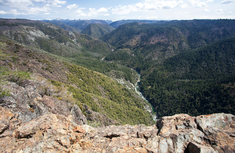 View of the North Fork American River in the Auburn State Recreational Area.