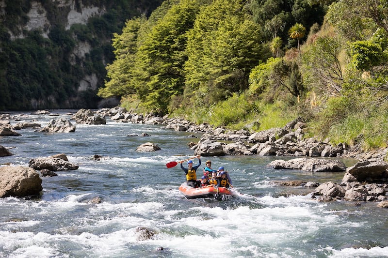 Rafting the Rangitikei River