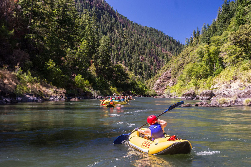Family-friendly rafting in Oregon on the Rogue River