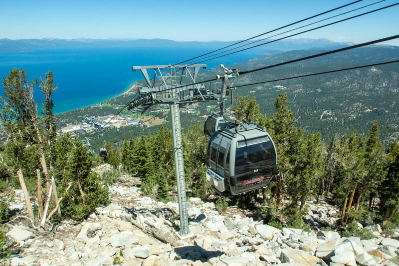 Heavenly's gondola offers some of the best views during a Lake Tahoe visit