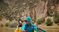 A Boat Full of Women on the Yampa River