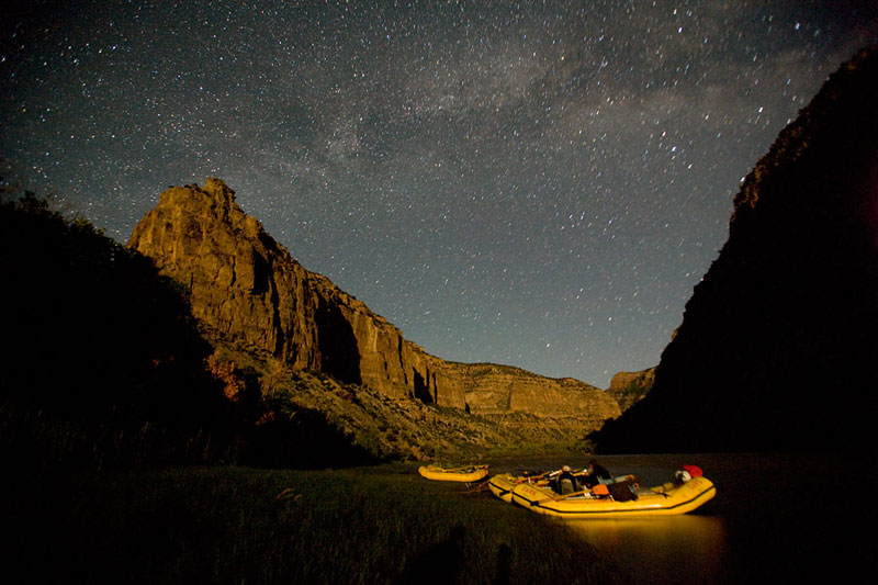 Yampa River Rafting Starry Sky