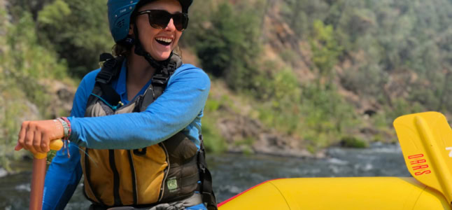 OARS American River rafting guide Dana Dickinson