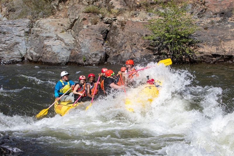 Rafting on the South Fork American River after a Lake Tahoe visit