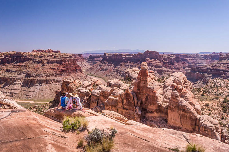 The Colorado River from Dolls House - Canyonlands National Park
