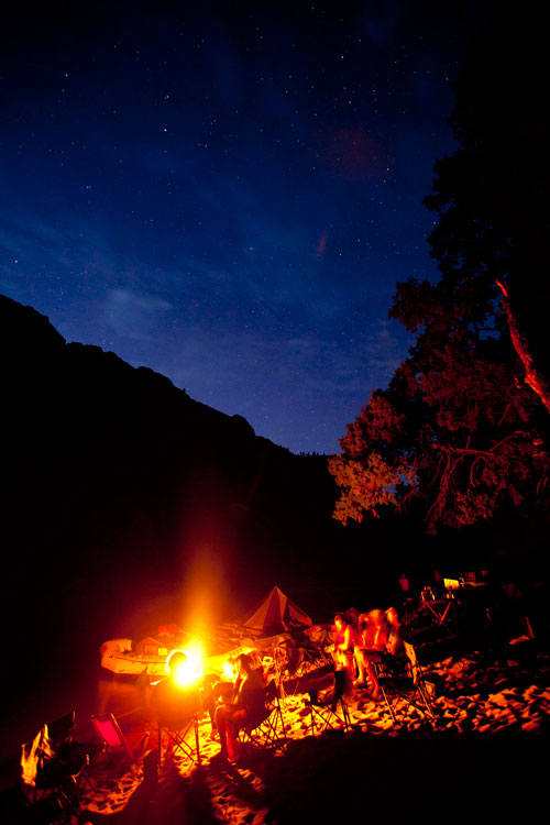 Camping on the Middle Fork of the Salmon River