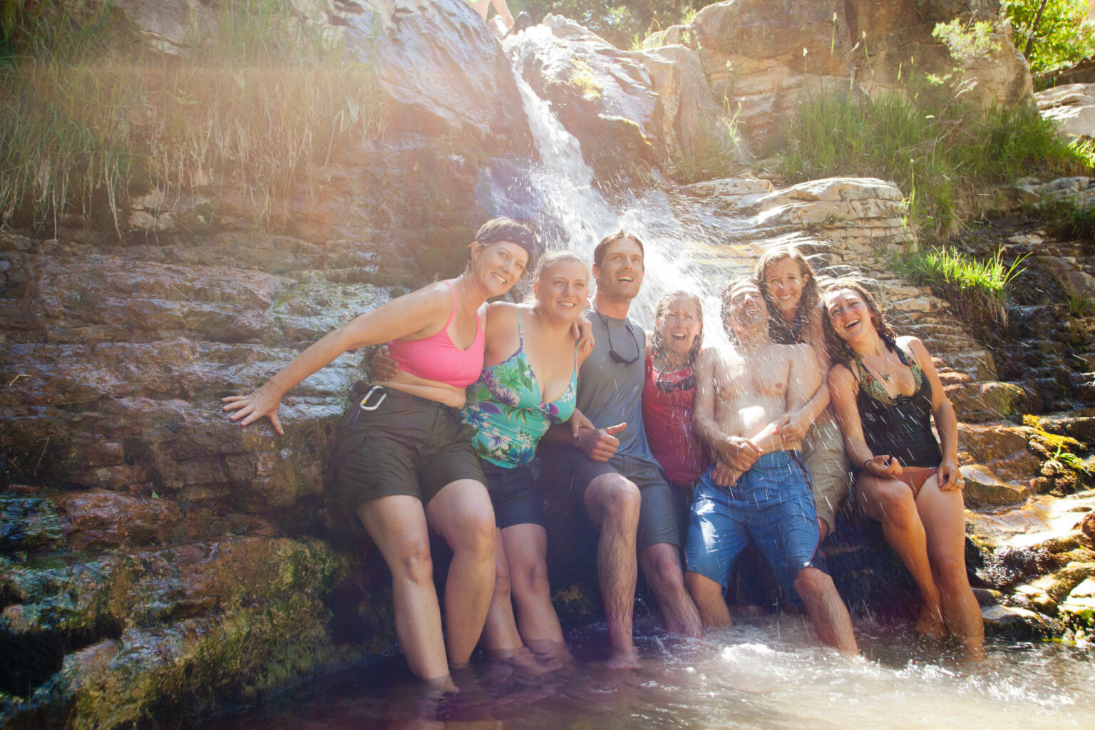 Whitewater rafting on the Yampa River which flows through Dinosaur National Monument in northeastern Utah.