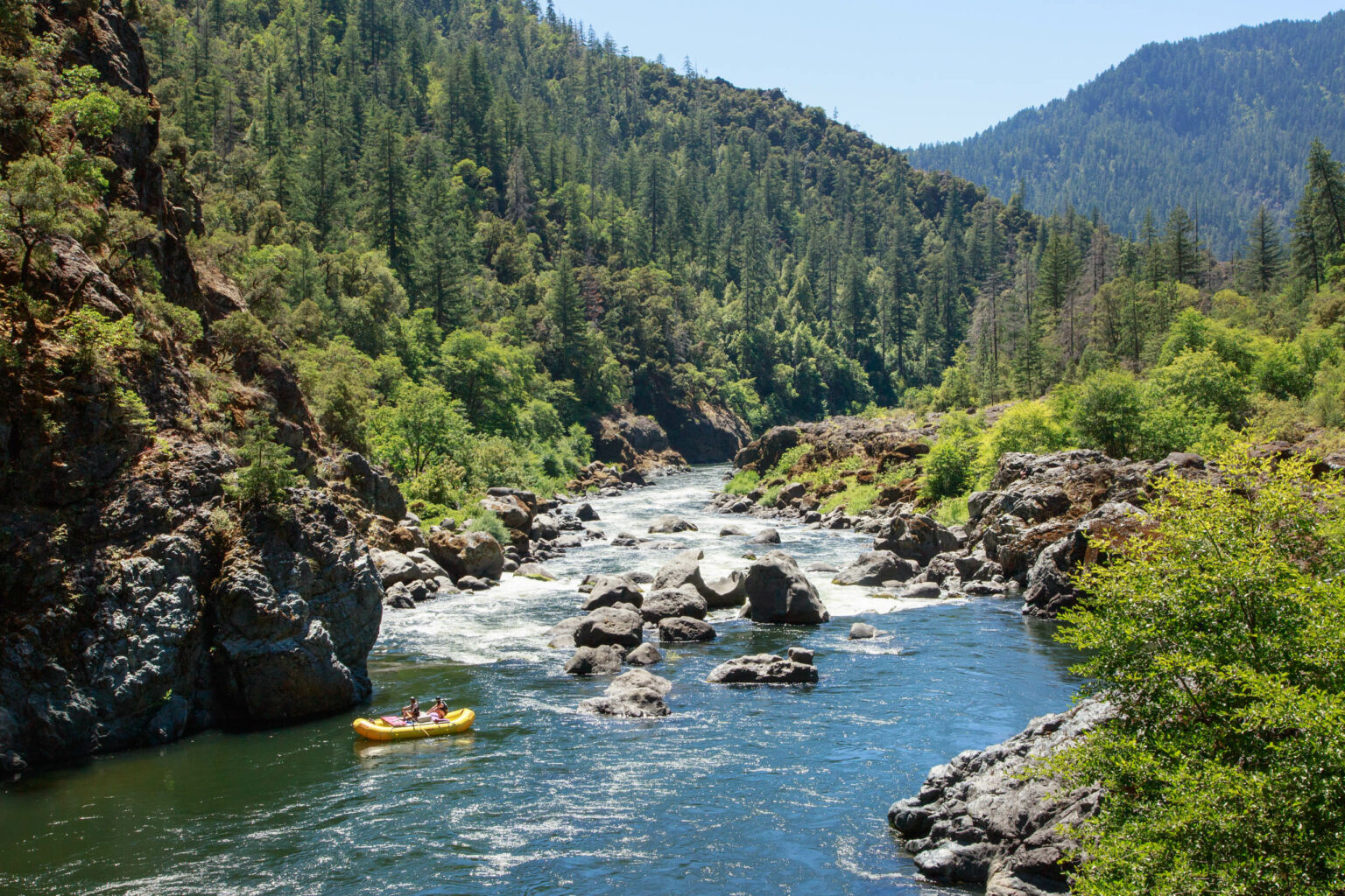 Blossom Bar Rapid on the Rogue River, Oregon.