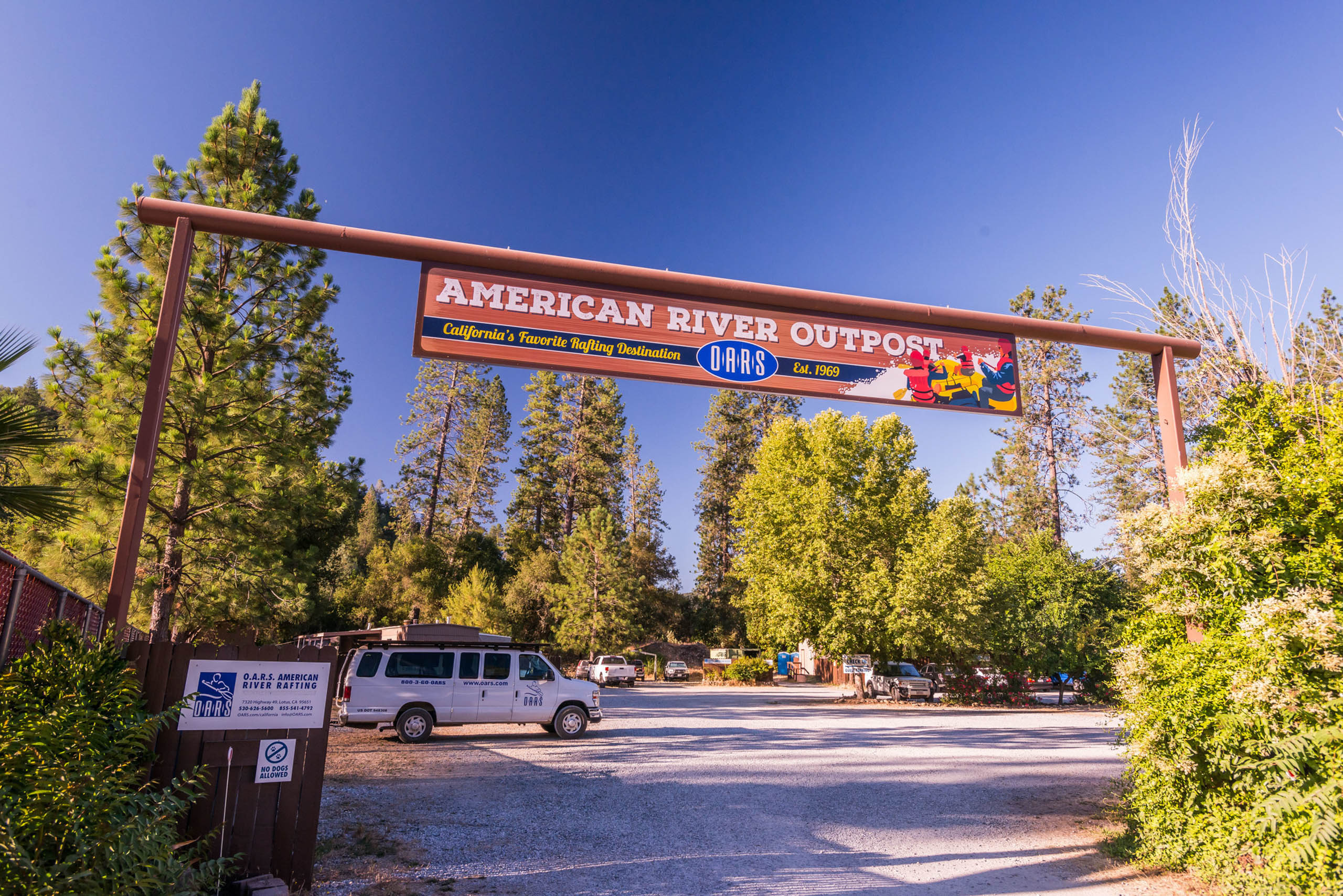 American River Outpost sign.