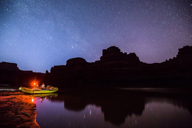 Whitewater rafting in Cataract Canyon in Canyonlands National Park, UT