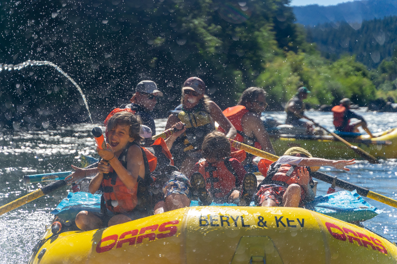 Squirt guns on the Rogue River
