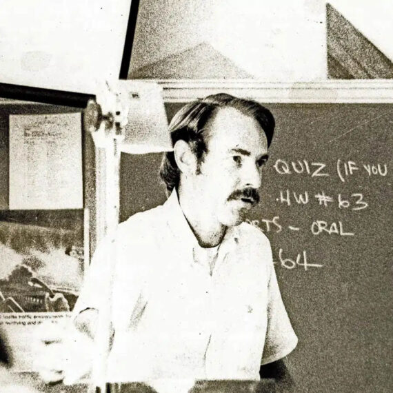 George Wendt teaching.