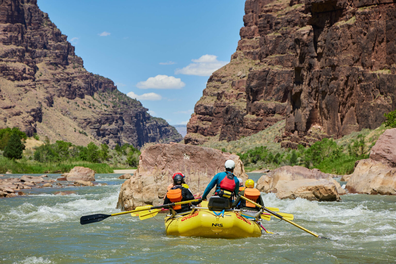 Green River through Gates of Lodore rafting.
