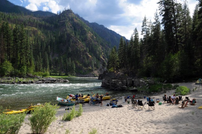 Groundhog Bar River Camp, Main Salmon River