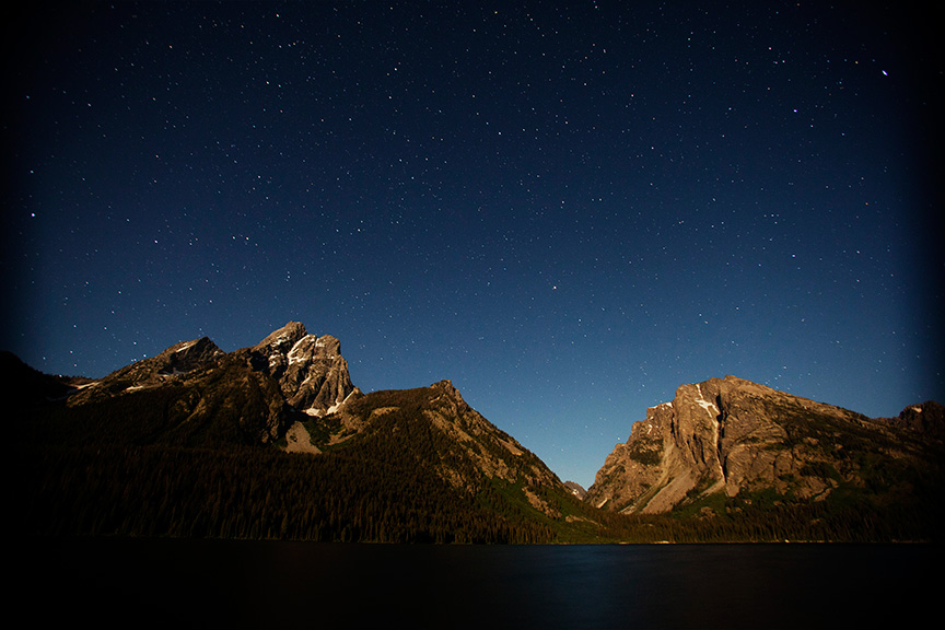 Jackson Lake Starry Night, Grand Teton National Park