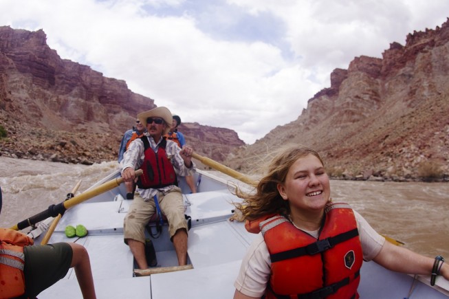 Whitewater rafting in Cataract Canyon in Canyonlands National Park, UT