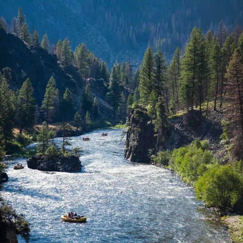 Rafting the Middle Fork of the Salmon River.